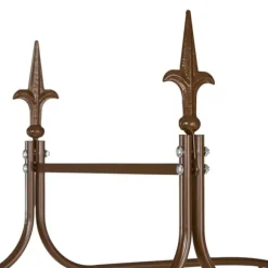 Havebue, Metal, 240x155x39 cm, Brun
