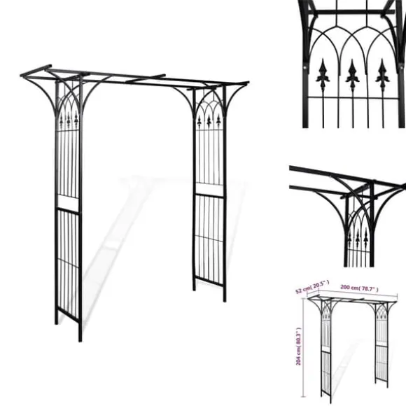 Havebuer, espalierer & pergolaer - Living rosenbue 200 x 52 x 204 cm