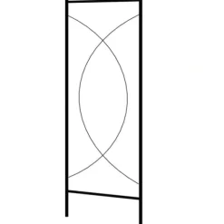 Havebuer, espalierer & pergolaer - Living havebue 150x34x240 cm jern sort