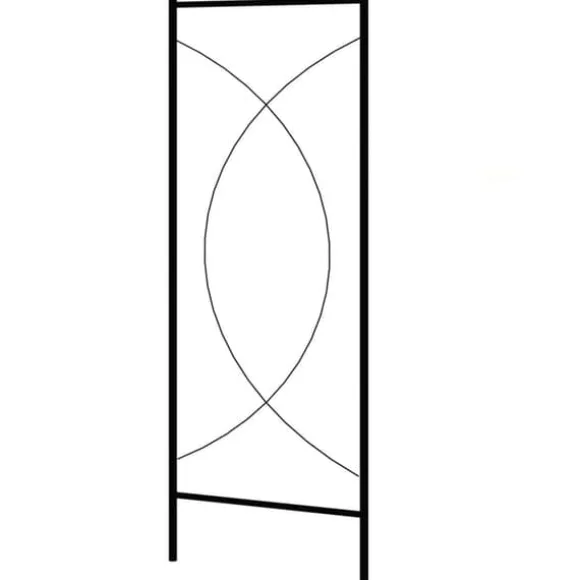 Havebuer, espalierer & pergolaer - Living havebue 150x34x240 cm jern sort