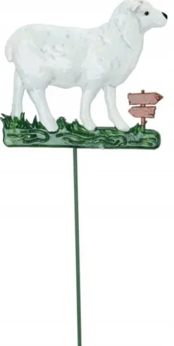 Havedekoration med dyr på pind 42 cm