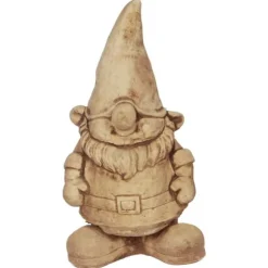 Havefigur Dværg i en overdimensioneret hat Stor havefigur