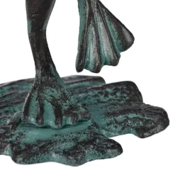 Havefigur, Frø, 30x22x10 cm, Grøn