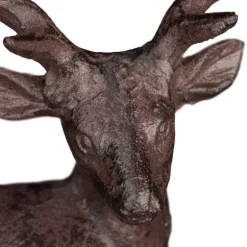 Havefigur, Hjort, 22x18.5x9 cm, Brun