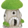 HAVEFIGUR HUS SVAMP KERAMISK LED