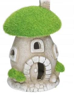 HAVEFIGUR HUS SVAMP KERAMISK LED