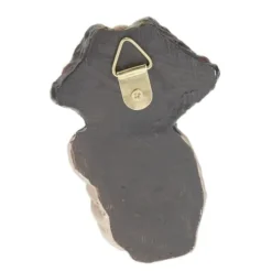 Havefigur, Hviskende Træansigt, Polyresin, Beige