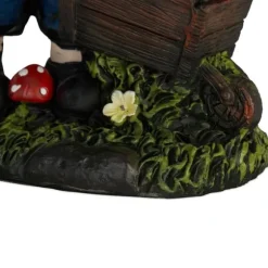 Havefigur Nisse, 14,5x10,5x7 cm, Flerfarvet
