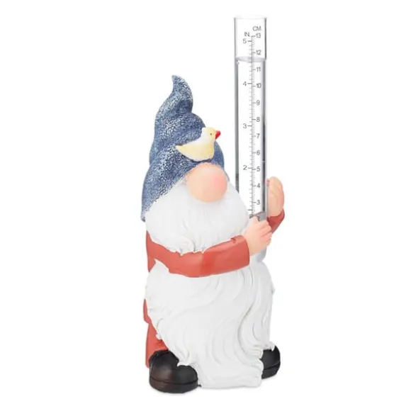 Havefigur Regnmåler, 18x8,5x8 cm, Flerfarvet