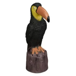 Havefigur, Tukanfugl, 35x10x19 cm, Sort