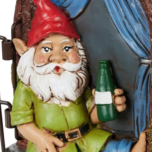 Havefigur Vinduesdekoration, 14.5x10.5x4 cm, Flerfarvet