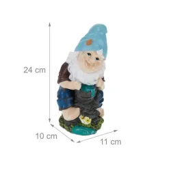Havefigur, 24x11x10 cm, Flerfarvet
