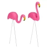 Havefigur-sæt, Flamingo, 70x31,5x7,5 cm, Pink