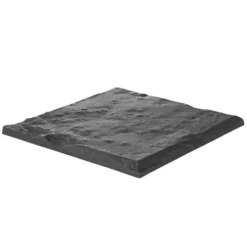 Havefliser, 39,5x39,5x2,6 cm, Grå, Plastik