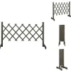 Havehegn - Living espalier til haven 120x60 cm massivt fyrretræ grå