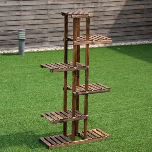 Havehyld i træ, 75x25x141 cm