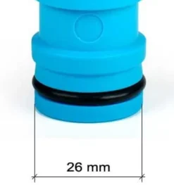 Haveklyverforbindelse 1"x1/2" (eller 3/4"") til 1" system