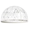 Havekuppel til haven, 360x220 cm, Hvid, PVC