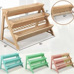 Havemodul, 46x30x32 cm, Natur