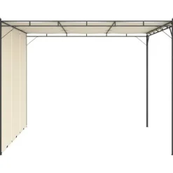 Havepavillon med gardin 3x3x2,25m cremefarvet - Markise - Markiser - Home & Living