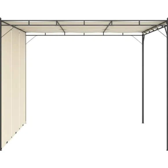 Havepavillon med gardin 3x3x2,25m cremefarvet - Markise - Markiser - Home & Living