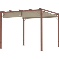 Havepavillon, 299x296x232 cm, Naturtræ