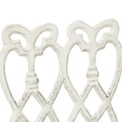 Havepæl, 25x14,5x1 cm, Hvid