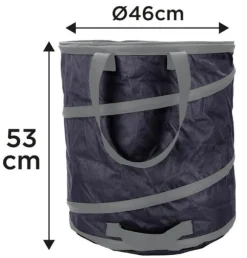 Havepose 85 liter, lange håndtag, sammenklappelig, 180 g/m2 - T N15-960