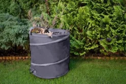 Havepose 170 liter, lange håndtag, sammenklappelig, 180 g/m2 - T N15-962
