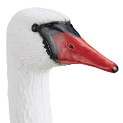 Havepynt Svane, 42,5x81x34 cm, Hvid