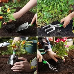Haveredskabssæt, skovl, rive, hakke, fars dags gave, GoGarden