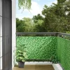 Haveskærm i PVC - Altanafskærmning | Mål: 600x90 cm | Farve: Grøn