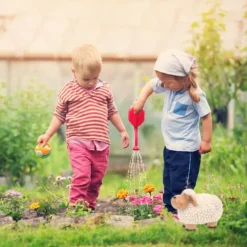 Haveskulptur, Fåredekoration, 15,5x20x11 cm, Hvid