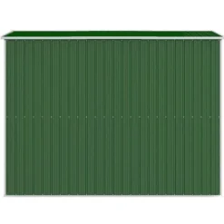 Haveskur i galvaniseret stål til værktøj og haven | Farve: Grøn | Størrelse: 192x274x223 cm