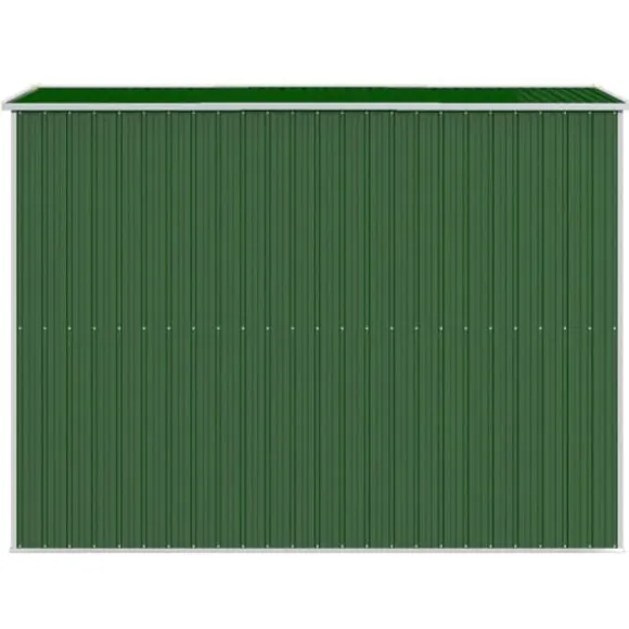 Haveskur i galvaniseret stål til værktøj og haven | Farve: Grøn | Størrelse: 192x274x223 cm