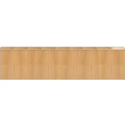 Haveskur i galvaniseret stål - Rummelig opbevaring | Farve: Lysebrun | Størrelse: 192x772x223 cm