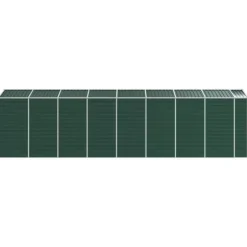 Haveskur i galvaniseret stål - Robuste opbevaringsløsninger | Farve: Grøn | Størrelse: 191x725x198 cm