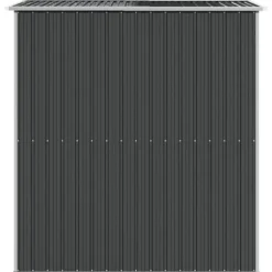 Haveskur i galvaniseret stål - Rummelig opbevaringsløsning | Farve: Antracitgrå | Størrelse: 192x191x223 cm