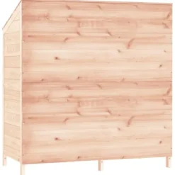 Haveskur i massivt grantræ - Opbevaring til haven | Størrelse: 102x52x112 cm