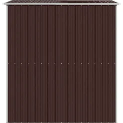 Haveskur 192x191x223 cm galvaniseret stål mørkebrun - Haveskur - Haveskure - Home & Living