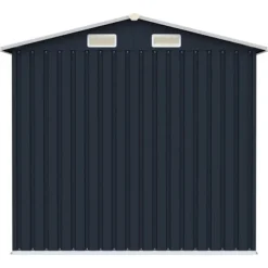 Haveskur 205x129x183 cm galvaniseret stål antracitgrå - Haveskur - Haveskure - Home & Living
