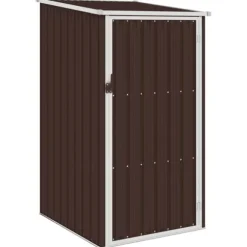 Haveskur 87x98x159 cm galvaniseret stål brun - Haveskur - Haveskure - Home & Living