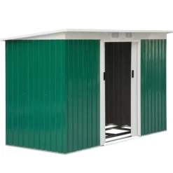 Haveskur, 280x130x172 cm, Grøn