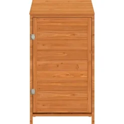 Haveskur 55x52x112 cm massivt grantræ brun - Haveskur - Haveskure - Home & Living