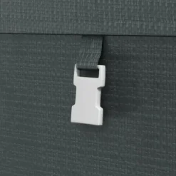Haveskur/opbevaringstelt, robust og vejrbestandigt, stålramme, 1,2×1,8×1,6 m, mørkegrå
