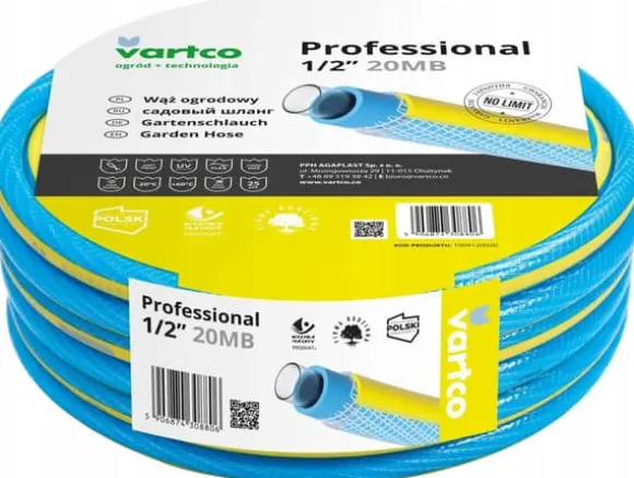 HAVESLANG TIL VAND 3/4"" 50M PROFESSIONEL 4-LAGS VARTCO