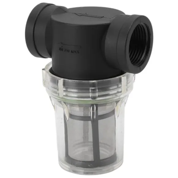 Haveslangefilter i plast til højtryksrenser G1 - 100 masker Sediment-forfilter