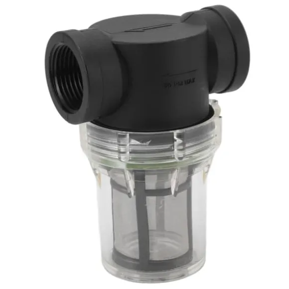 Haveslangefilter i plast til højtryksrenser G1 - 100 masker Sediment-forfilter