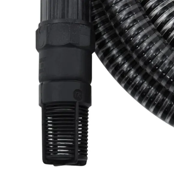 Haveslanger - Living sugeslange med messingkoblinger 1" 10 m PVC sort