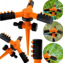 Havesprinkler, drevet, roterende, trearmet, VERGIONIC sprinkler
